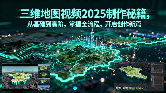 三维地图视频2025制作秘籍,从基础到高阶,掌握全流程,开启创作新篇-财富区